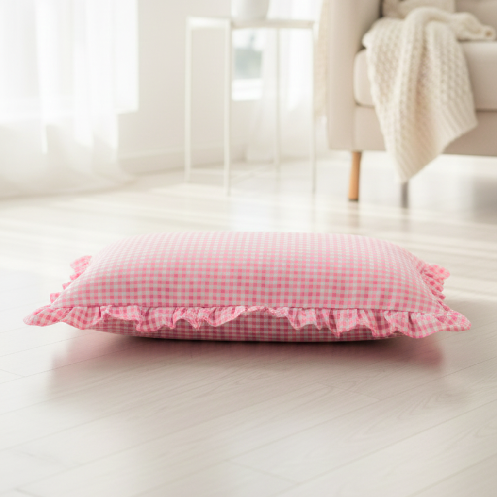 Soot Studio Cotton Blend Checked Pillow Covers Pack of 2, Size 27x18 inches