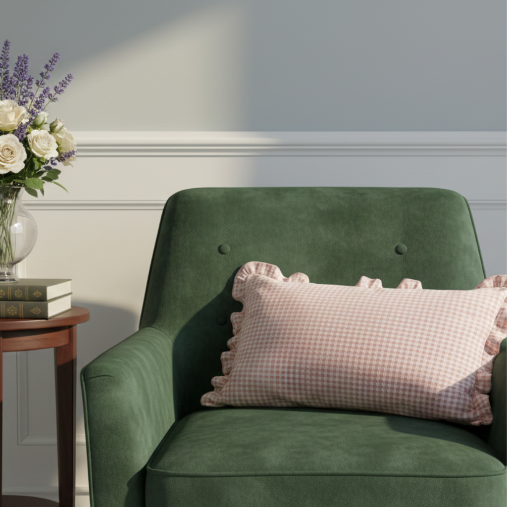 Soot Studio Cotton Blend Checked Pillow Covers Pack of 2, Size 27x18 inches